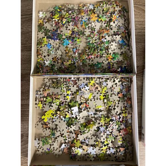 Sure-Lox 500 Piece Jigsaw Puzzle Summer Thatched Home‎ & Village - Picture 7 of 9